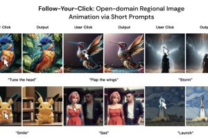 Follow-Your-Click – 腾讯等开源的图像到视频模型，可生成局部动画
