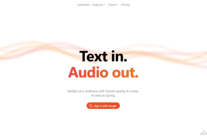 audyo – AI文本转音频工具，通过打字创建高质量人声音频
