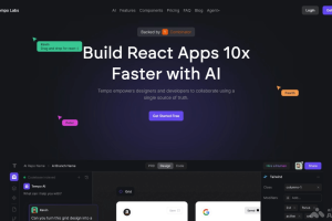 Tempo Labs – AI驱动的React可视化编辑器，在代码层面进行直观协作