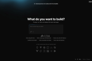 Bolt․new – AI全栈 Web 编程工具，自动写代码、运行、部署