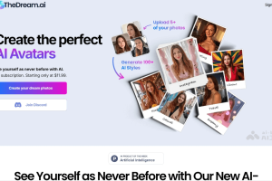 TheDream.ai – AI图像生成工具，生成多种风格的个性化头像