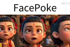 FacePoke – 开源的实时面部编辑工具，拖拽操作面部表情