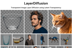 LayerDiffusion – AI生成具有透明度的图像的框架