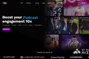 Rizzle – AI视频创作平台，智能匹配素材、视频高亮剪辑