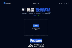 Batch Tools – 在线AI抠图工具，支持批量背景移除