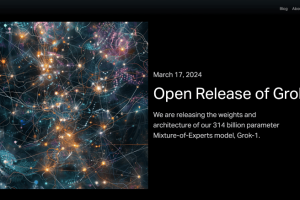 Grok-1 – 马斯克旗下xAI开源的大模型，参数量3140亿