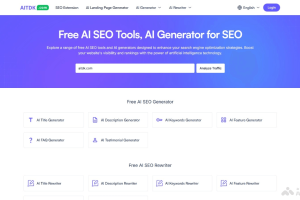 AITDK – AI SEO优化工具，支持查询网站访问量数据